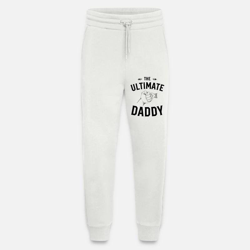 Geschenk 'The Ultimate Daddy' für Papa - Jogginghose - made by SPREAD - OFF WHITE