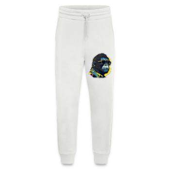 Gorilla with sunglasses - Jogging Pants - made by SPREAD  - OFF WHITE - Front
