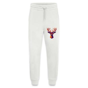 Retro Deer Revolt - Jogging Pants - made by SPREAD  - OFF WHITE - Front