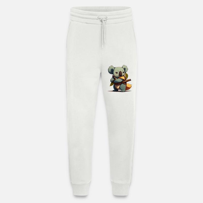 Koala als Samurai - Jogginghose - made by SPREAD - OFF WHITE
