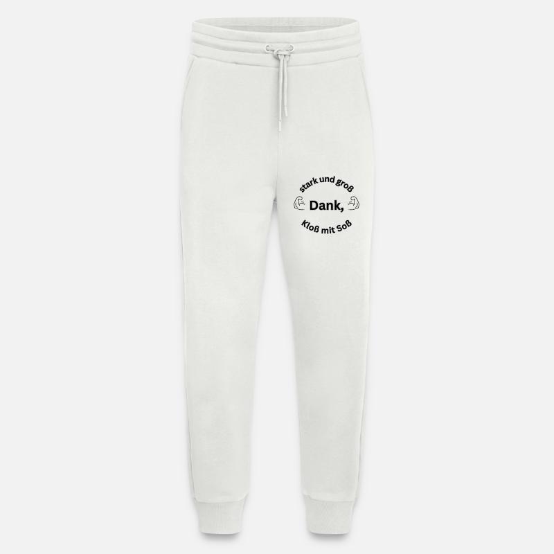 stark und groß dank, Kloß mit Soß - Jogginghose - made by SPREAD - OFF WHITE