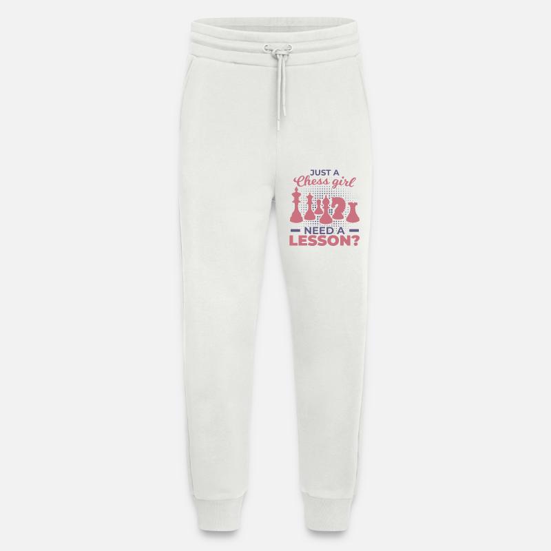 Schachmädchen - Jogginghose - made by SPREAD - OFF WHITE