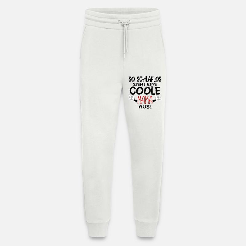 SCHLAFLOSE MAMA - SCHWANGERSCHAFT MUTTER - Jogginghose - made by SPREAD - OFF WHITE
