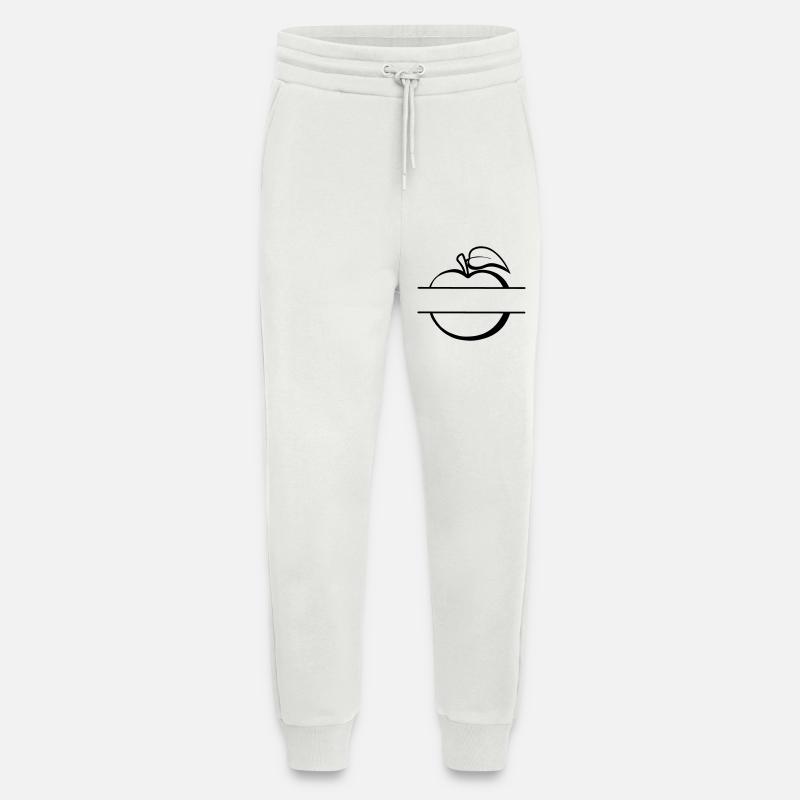 Banner Apfel Logo - Jogginghose - made by SPREAD - OFF WHITE