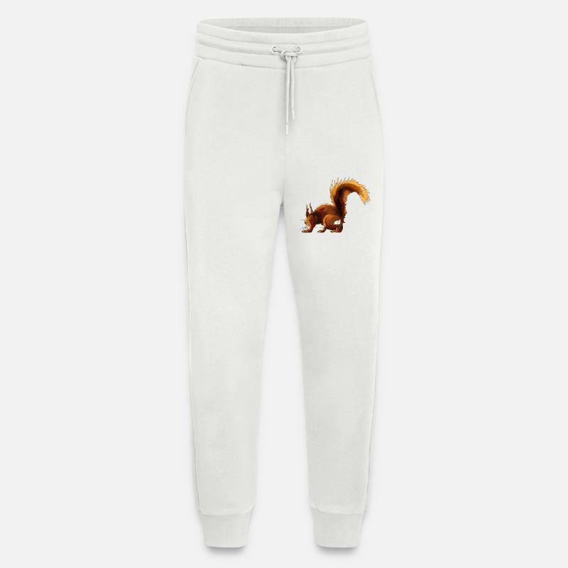 Eichhörnchen Flausch Herbst-Edition - Jogginghose - made by SPREAD - OFF WHITE