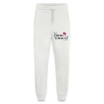 Küss mich Ich erb den Hof - Jogginghose - made by SPREAD - OFF WHITE - Vorne
