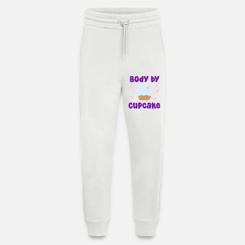 Body by cupcake - Jogginghose - made by SPREAD - OFF WHITE