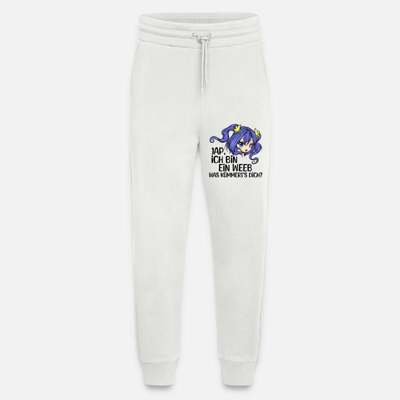Comic Mädchen Anime Mangastyle Manga Statement - Jogginghose - made by SPREAD - OFF WHITE
