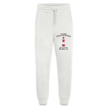 Kleiner Leuchtturm Borkum, Watt will ich Meer - Jogginghose - made by SPREAD - OFF WHITE - Vorne