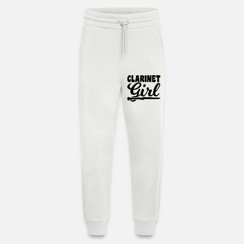 Klarinetten Mädchen - Jogginghose - made by SPREAD - OFF WHITE