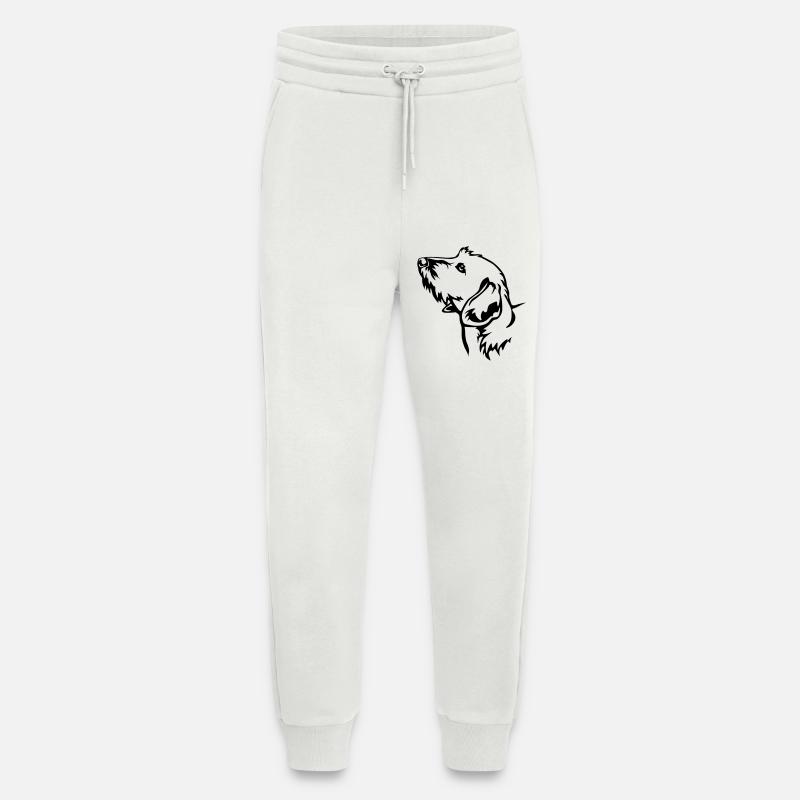 Dackel Kopf - Jogginghose - made by SPREAD - OFF WHITE