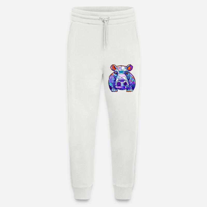 Nilpferd Hippo - Jogginghose - made by SPREAD - OFF WHITE