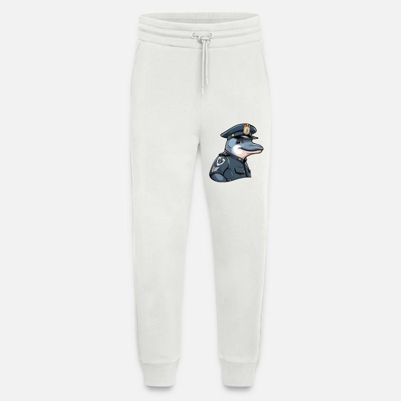 Delfin Polizei - Jogginghose - made by SPREAD - OFF WHITE