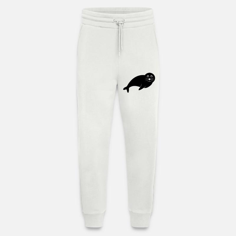 Seehund Seehunde Robbe Robben Tiere - Jogginghose - made by SPREAD - OFF WHITE