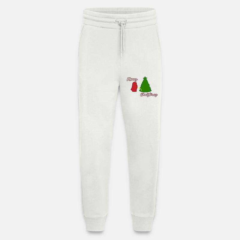 Santa peeing - Christmas Tree - Weihnachtsmann - Jogginghose - made by SPREAD - OFF WHITE