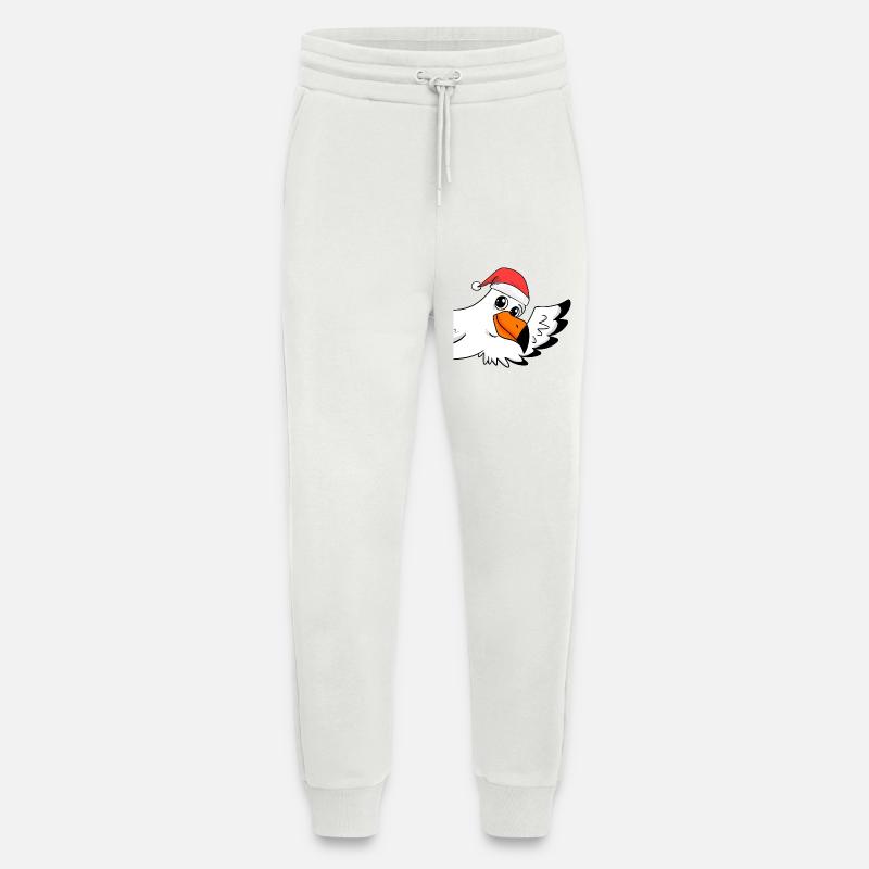 Möwe Weihnachten - Jogginghose - made by SPREAD - OFF WHITE