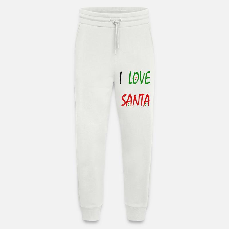 Ich liebe den Weihnachtsmann - Jogginghose - made by SPREAD - OFF WHITE