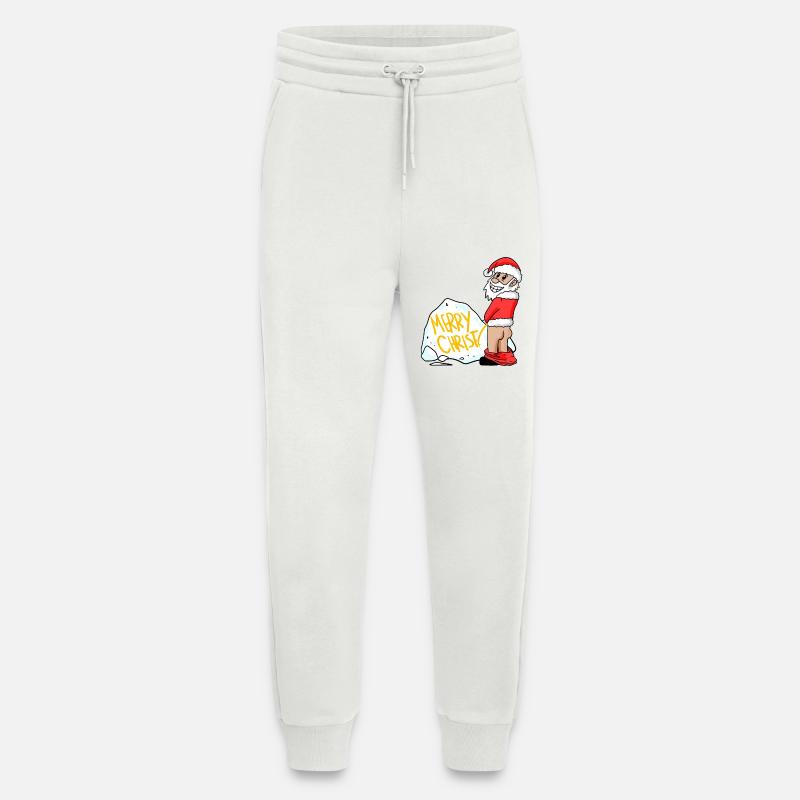 Weihnachtsmann lustig - Jogginghose - made by SPREAD - OFF WHITE