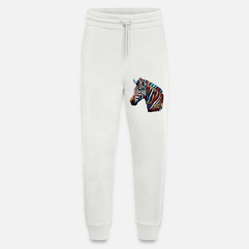 Zebra - Jogginghose - made by SPREAD - OFF WHITE