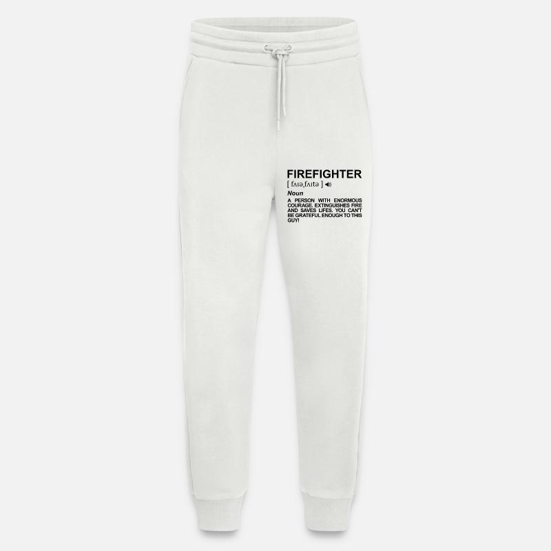Feuerwehrmann Bedeutung - Jogginghose - made by SPREAD - OFF WHITE