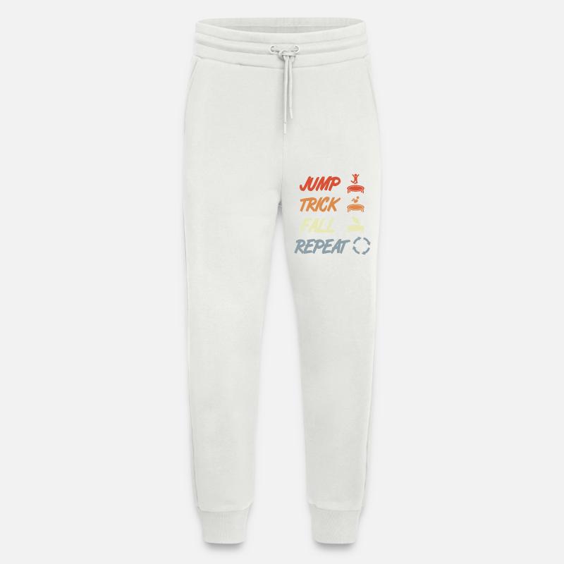 Trampoline Techniques - Jogging Pants - made by SPREAD  - OFF WHITE