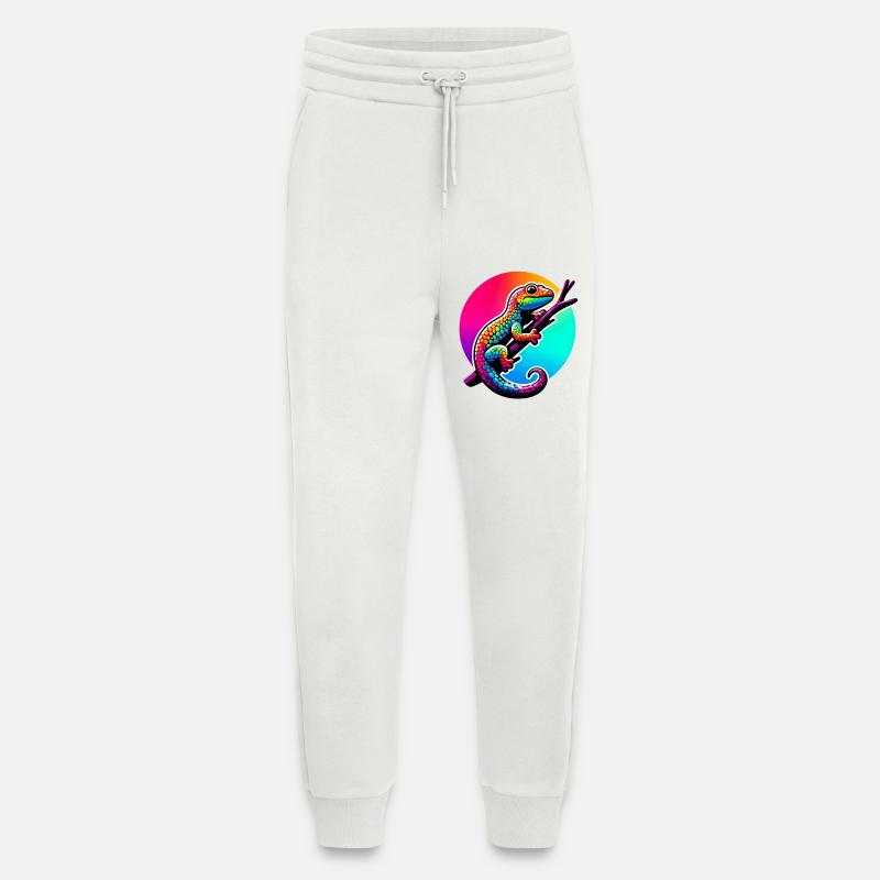 Gecko - Pantalon de jogging bio décontracté fabriqué en UE - OFF WHITE
