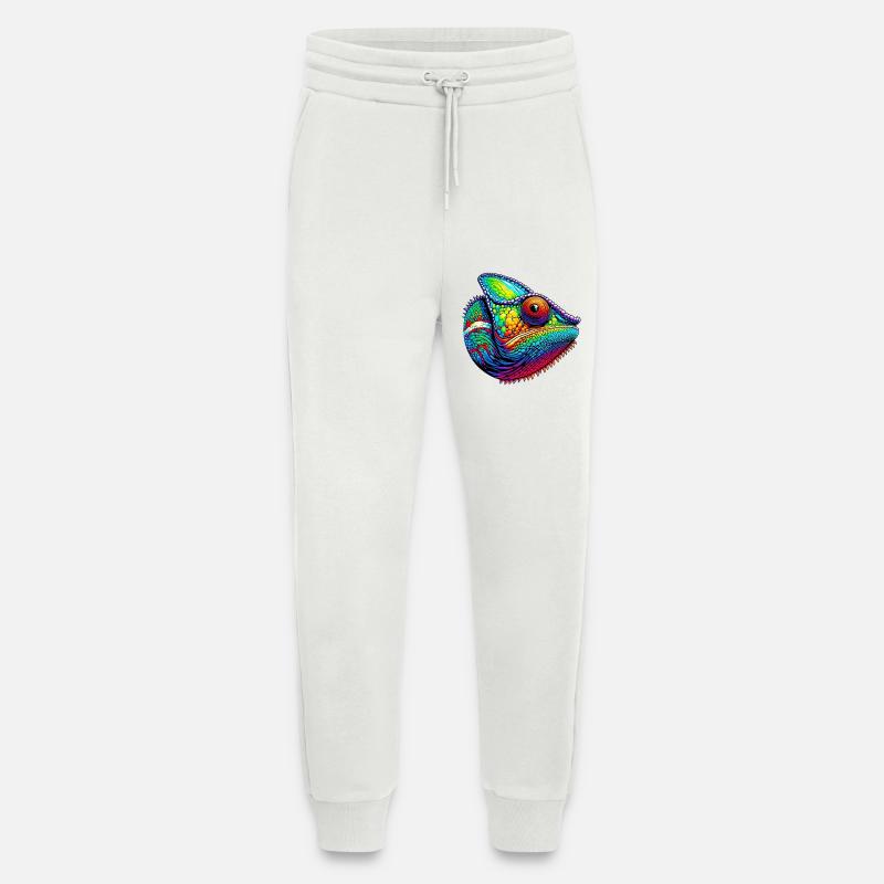 Caméléon - Pantalon de jogging bio décontracté fabriqué en UE - OFF WHITE