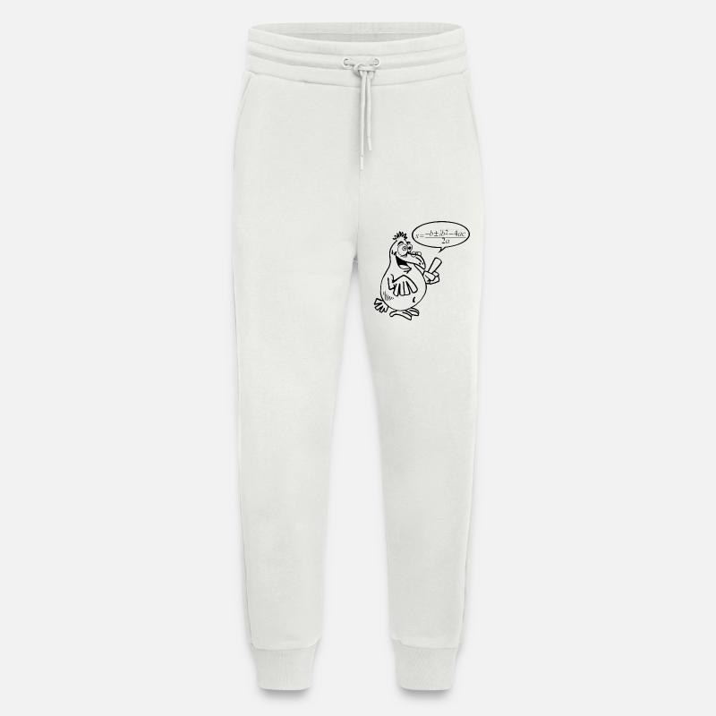 Schwarzer Schlauer Vogel - Jogginghose - made by SPREAD - OFF WHITE