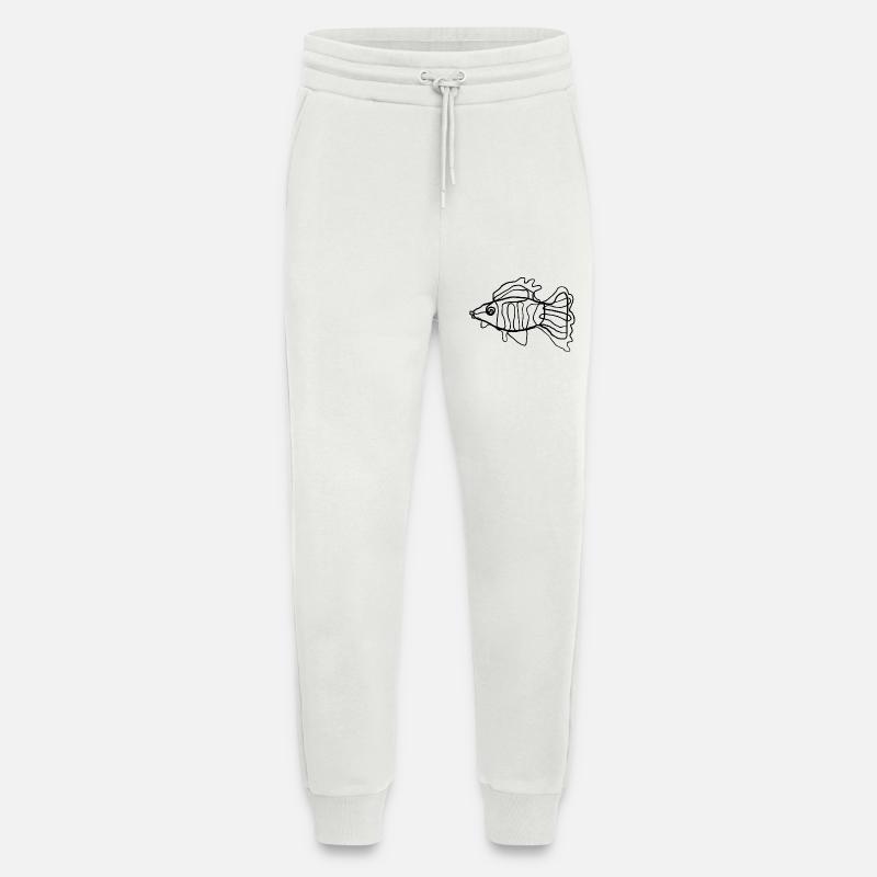 Fish - Jogging Pants - made by SPREAD  - OFF WHITE