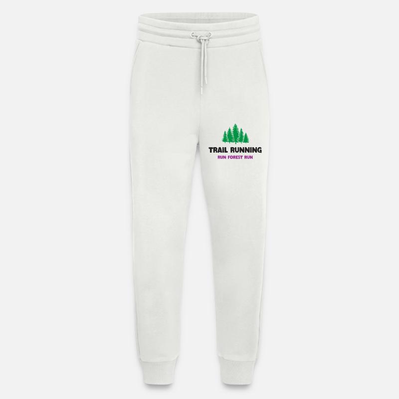 Trailrunning - Run Forest Run - Jogginghose - made by SPREAD - OFF WHITE