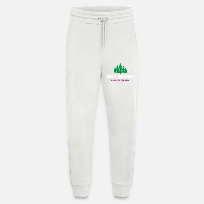 Trail Running - Run Forest Run - Jogging Pants - made by SPREAD - OFF WHITE