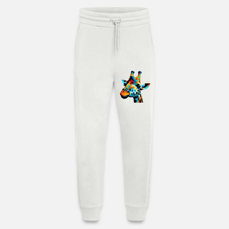 Giraffe Pop Art - Jogginghose - made by SPREAD - OFF WHITE