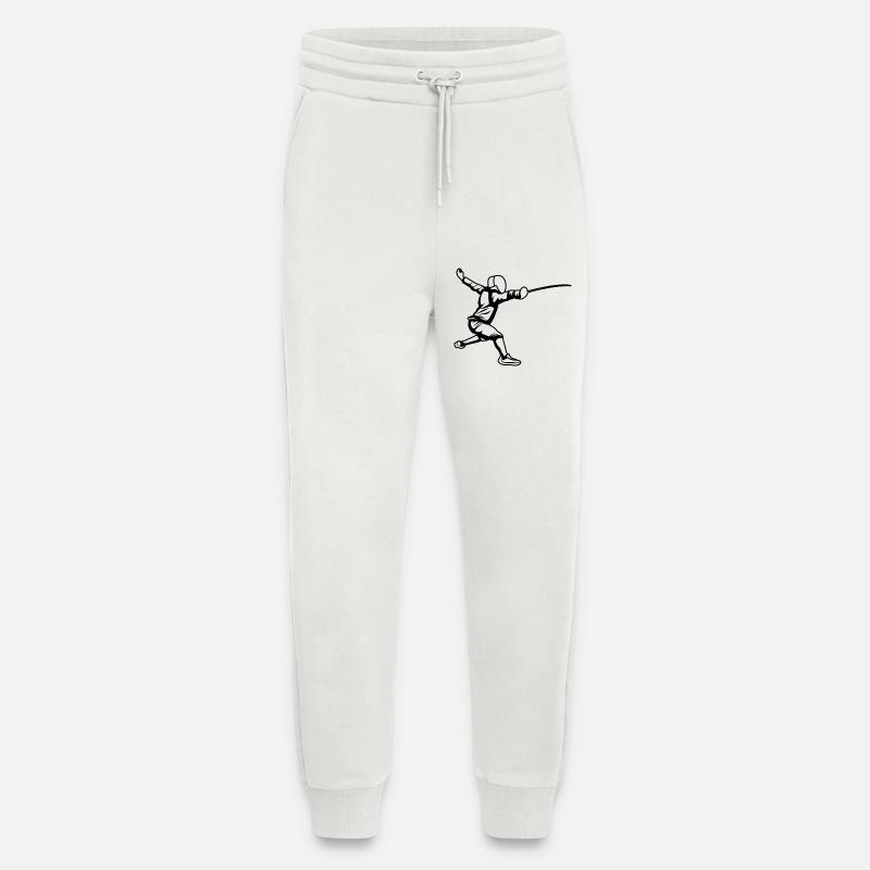 Fechter Skizze - Jogginghose - made by SPREAD - OFF WHITE