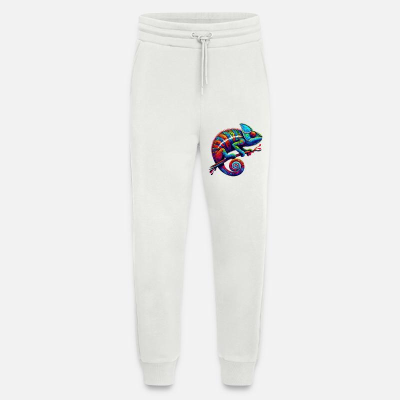 Caméléon - Pantalon de jogging bio décontracté fabriqué en UE - OFF WHITE