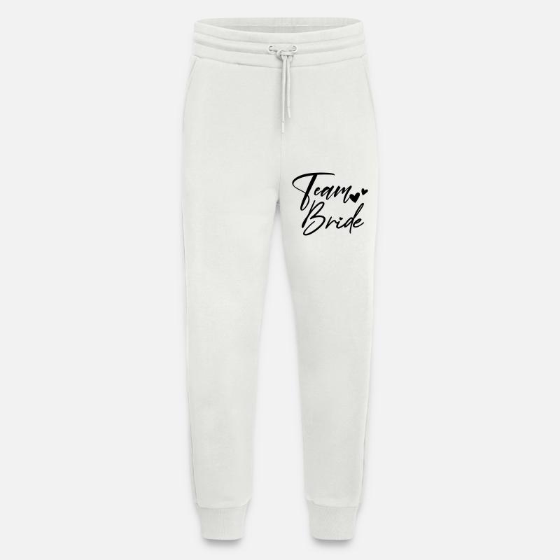 TEAM BRIDE Bachelor Party - Jogging Pants - made by SPREAD  - OFF WHITE