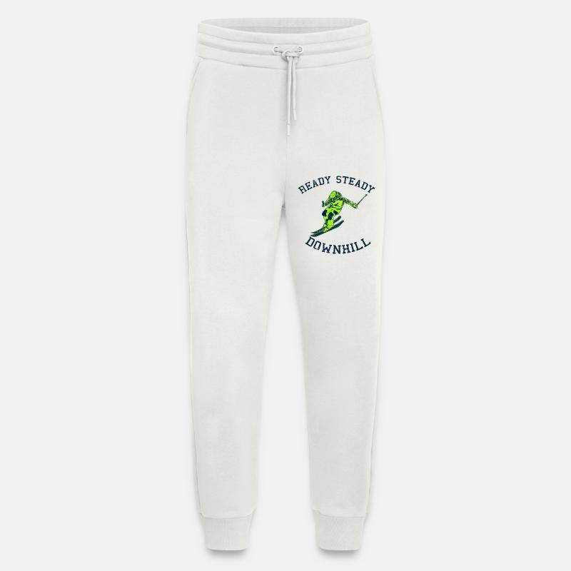 Skifahrer Spruch - Jogginghose - made by SPREAD - OFF WHITE