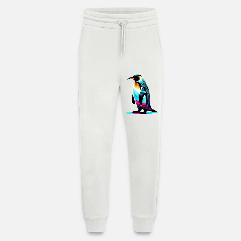 Pingouin - Pantalon de jogging bio décontracté fabriqué en UE - OFF WHITE