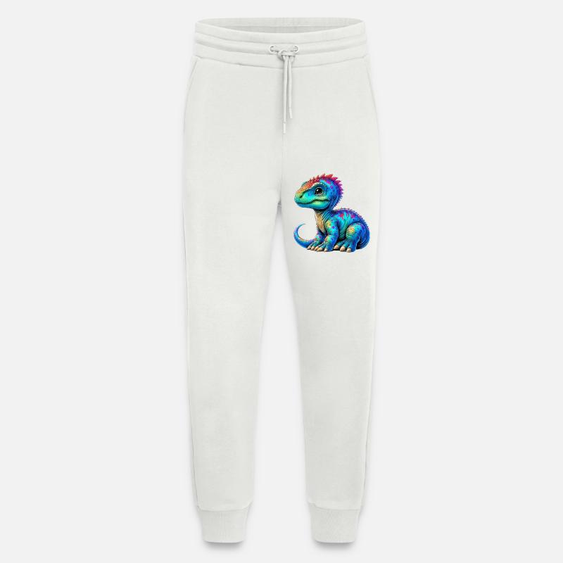 Dinosaur - Jogging Pants - made by SPREAD  - OFF WHITE