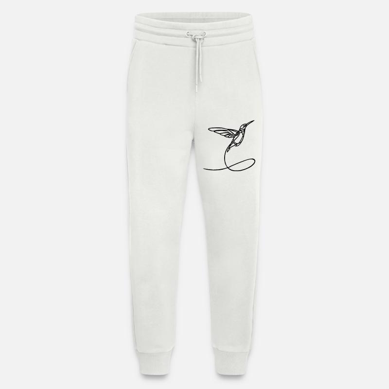 Schwarzer seltsamer Vogel - Jogginghose - made by SPREAD - OFF WHITE