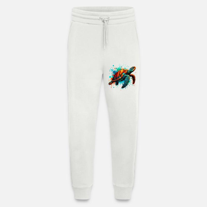 Turtle - Jogging Pants - made by SPREAD  - OFF WHITE