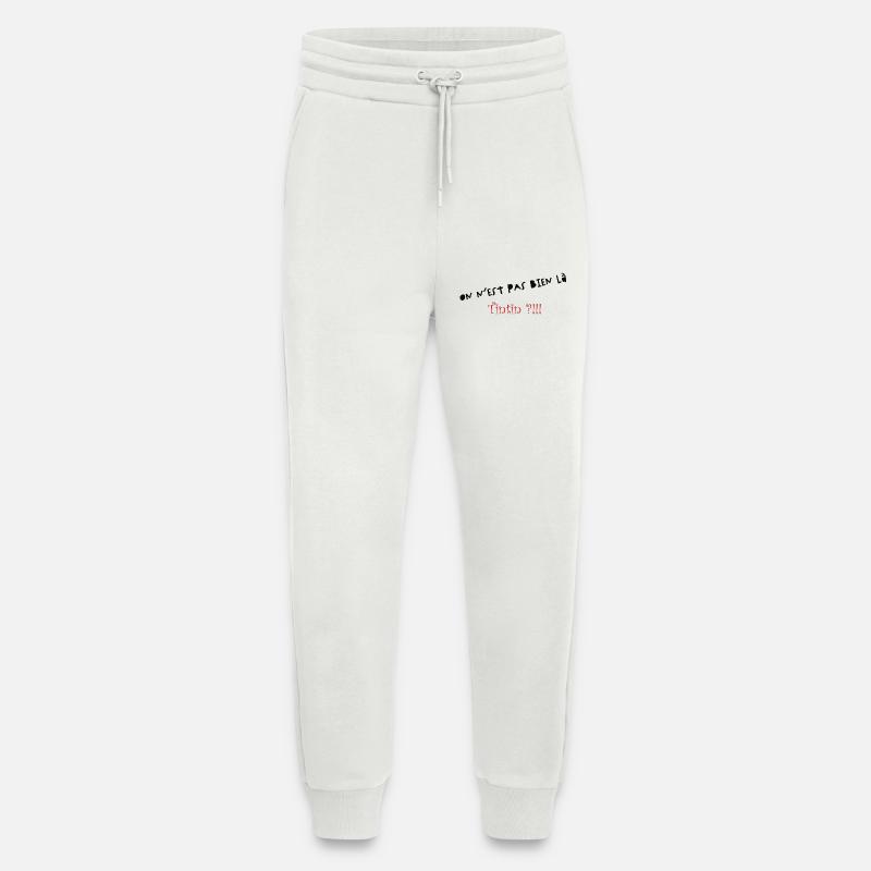 Wir sind nicht hier - Jogginghose - made by SPREAD - OFF WHITE