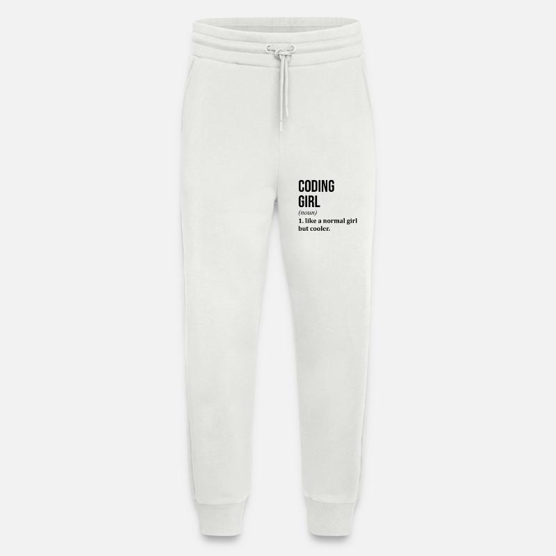 Coding - Jogging Pants - made by SPREAD  - OFF WHITE