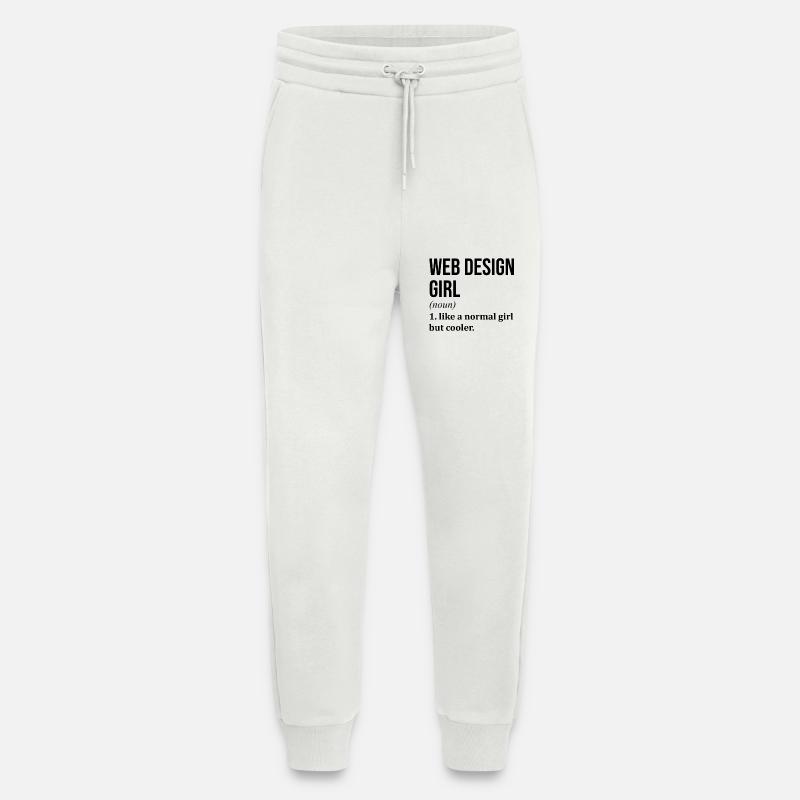 Conception de sites Web - Pantalon de jogging bio décontracté fabriqué en UE - OFF WHITE