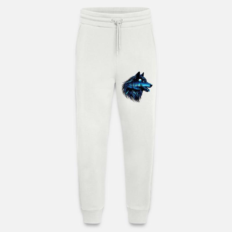 Wolf - Jogging Pants - made by SPREAD - OFF WHITE