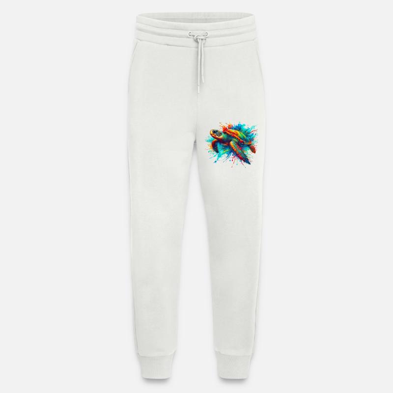 Turtle - Jogging Pants - made by SPREAD  - OFF WHITE