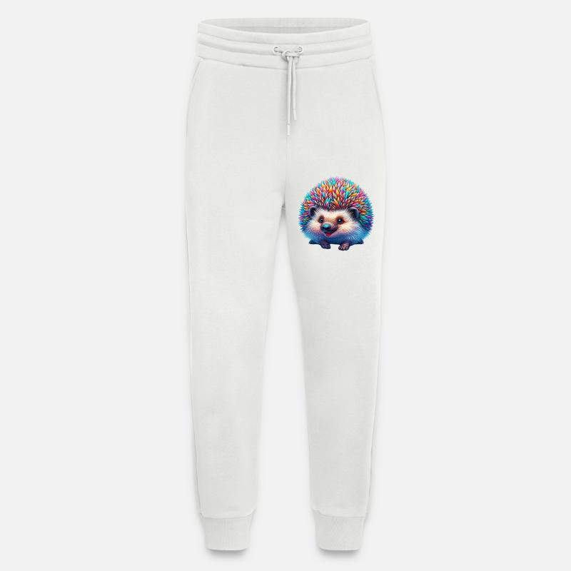 Hérisson - Pantalon de jogging bio décontracté fabriqué en UE - OFF WHITE