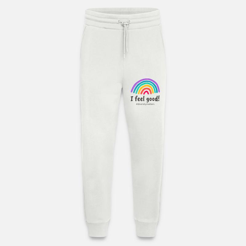 I feel good! #diversitymatters - Jogginghose - made by SPREAD - OFF WHITE
