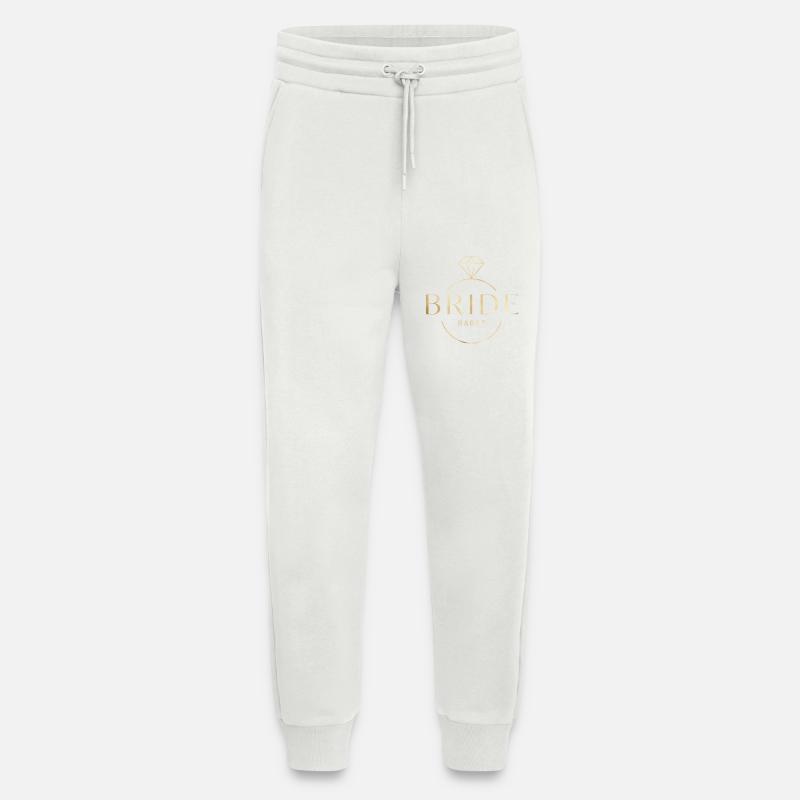 Bride Babes! Diamant-Ring personalisierbar - Jogginghose - made by SPREAD - OFF WHITE