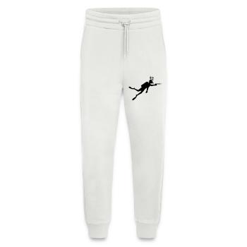 Diver with speargun - Jogging Pants - made by SPREAD  - OFF WHITE - Front