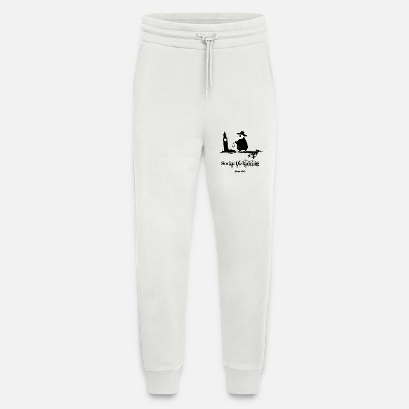 Social Distancing since 1347 - Jogginghose - made by SPREAD - OFF WHITE